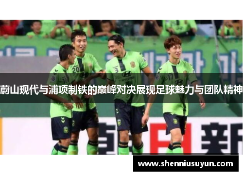 蔚山现代与浦项制铁的巅峰对决展现足球魅力与团队精神